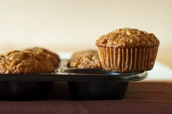 Apfel Haferflocken Muffins