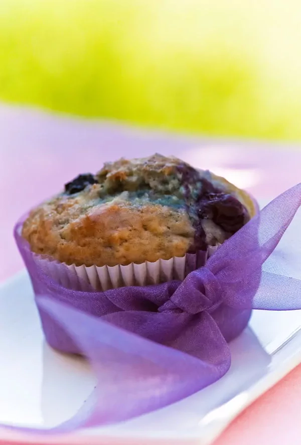 Blaubeermuffins mit Joghurt