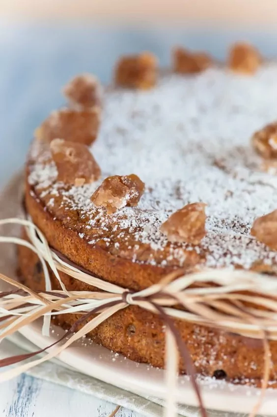 Maronikuchen mit Schokolade