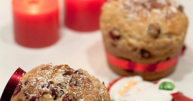 Mini Panettone mit Cranberries und Pistazien zum 3. Advent