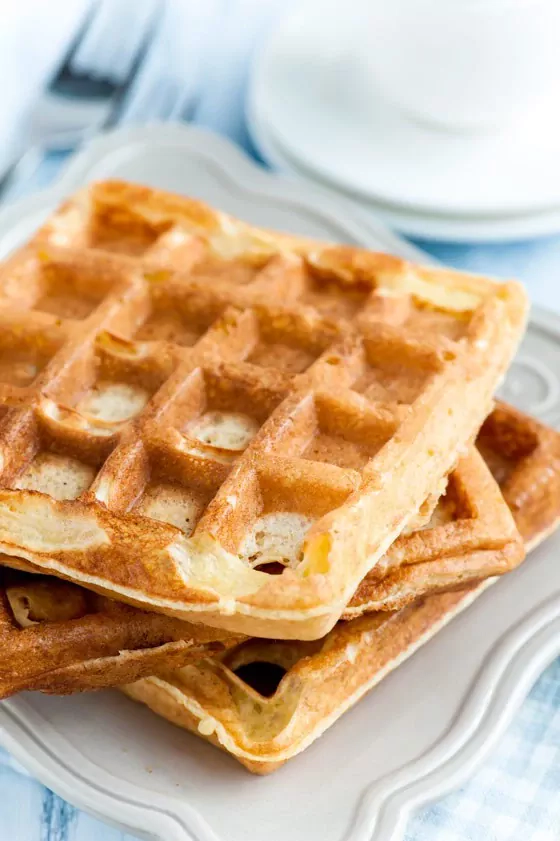 Sauerteigwaffeln mit Buttermilch