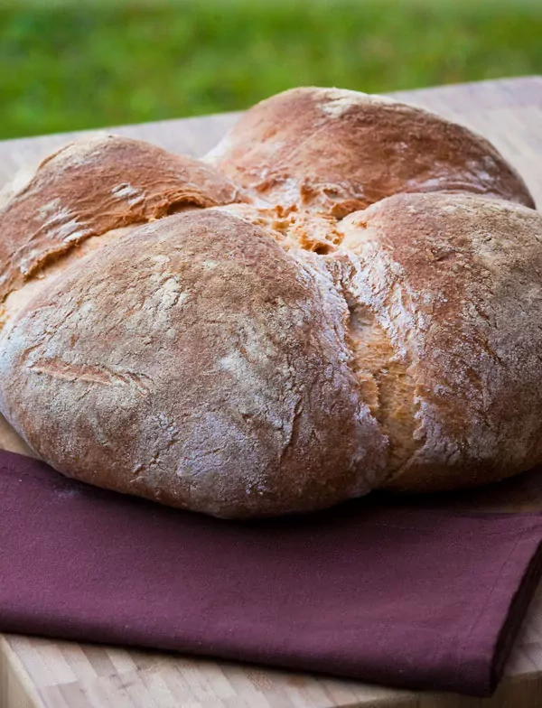 Weinbrot – Weißbrot mit fermentiertem Vorteig