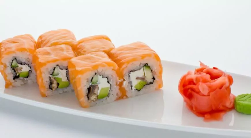 Philadelphia Sushi mit Lachs