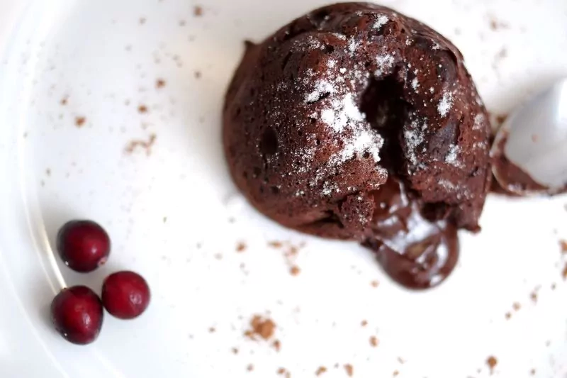 Schokoladenfondant (Dessert Fondant au chocolat)