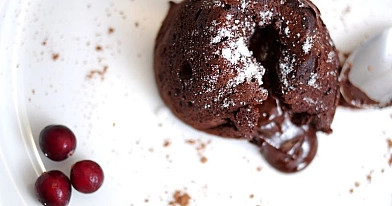 Schokoladenfondant (Dessert Fondant au chocolat)