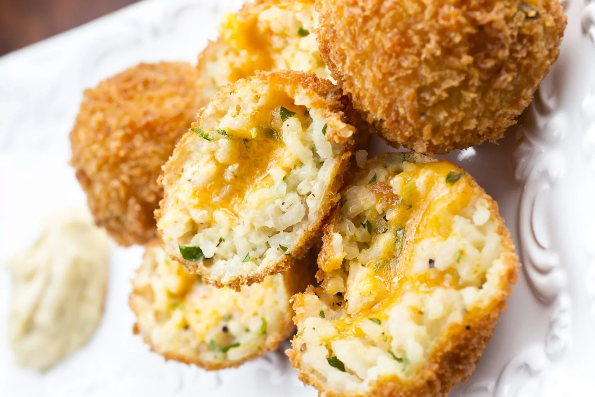 Rezept für Arancini - Risottoreisbällchen mit Käse