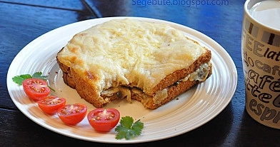 Croque Monsieur - Französische warme Sandwiches aus dem Ofen