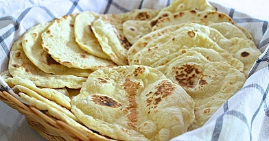 Indisches Naan-Brot