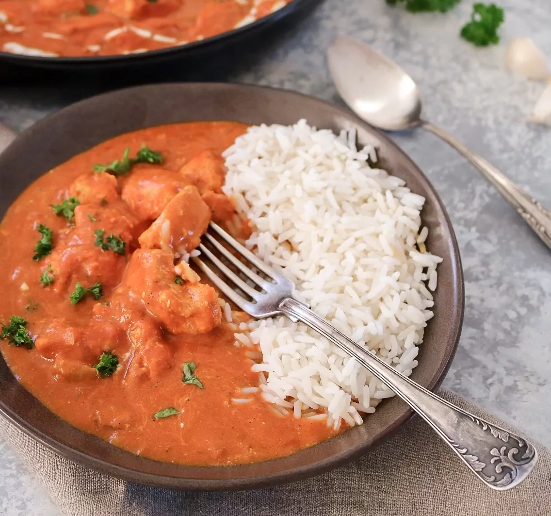 Rezept für Butter Chicken - Indisches Butterhähnchen