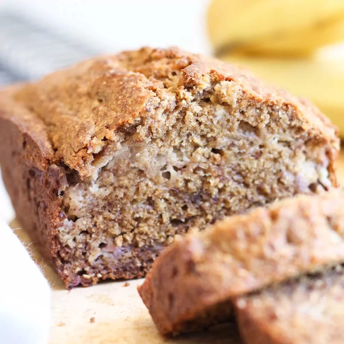 Gesundes Hafervollkorn-Bananenbrot mit Hafermehl