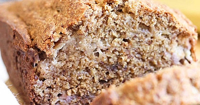 Gesundes Hafervollkorn-Bananenbrot mit Hafermehl