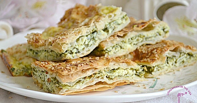 Türkisches Borek - Türkisches Borek mit Fetakäse und Spinat