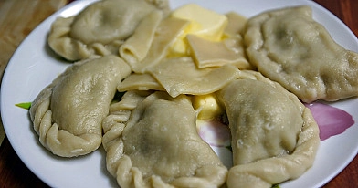 Knödel mit Fleisch