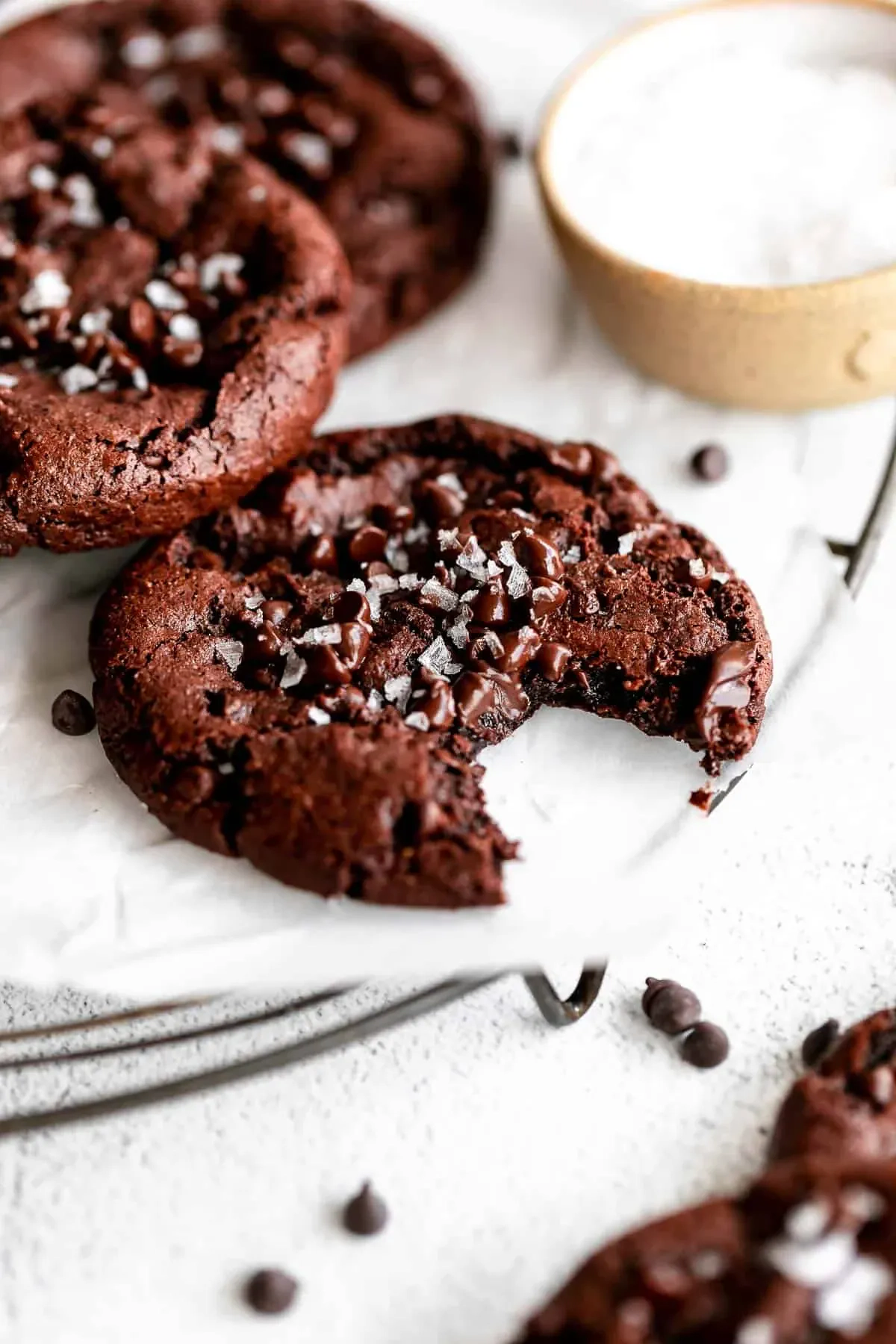 Doppelte Schokoladen Cookies