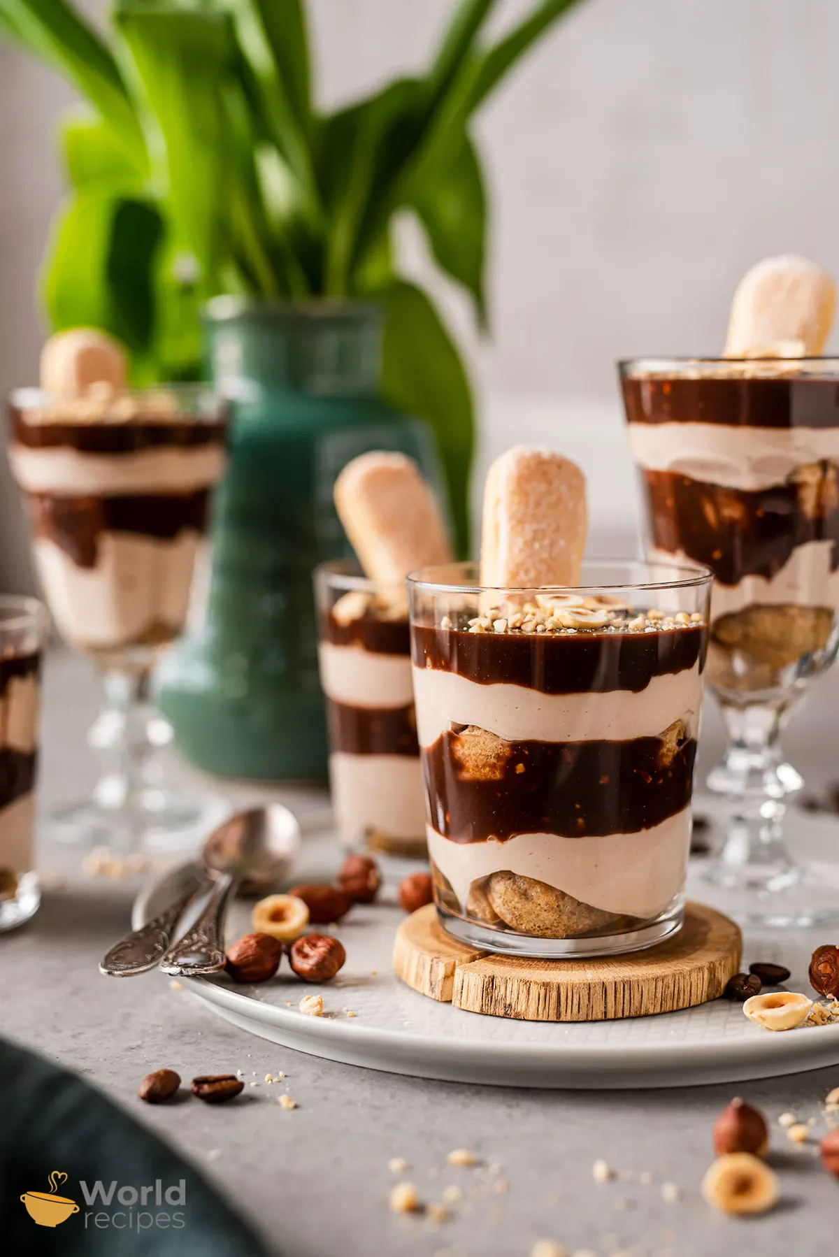 Tiramisù mit Schokolade und Whisky