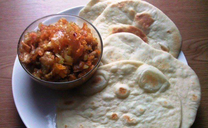 Pita mit Huhn und Gemüse