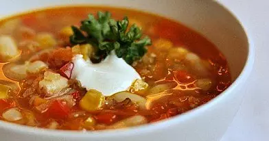 Gemüsesuppe mit Buchweizen