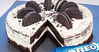 Frischer Oreo Plätzchenkuchen | Video Rezept