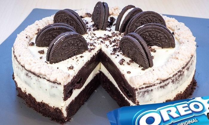 Frischer Oreo Plätzchenkuchen | Video Rezept